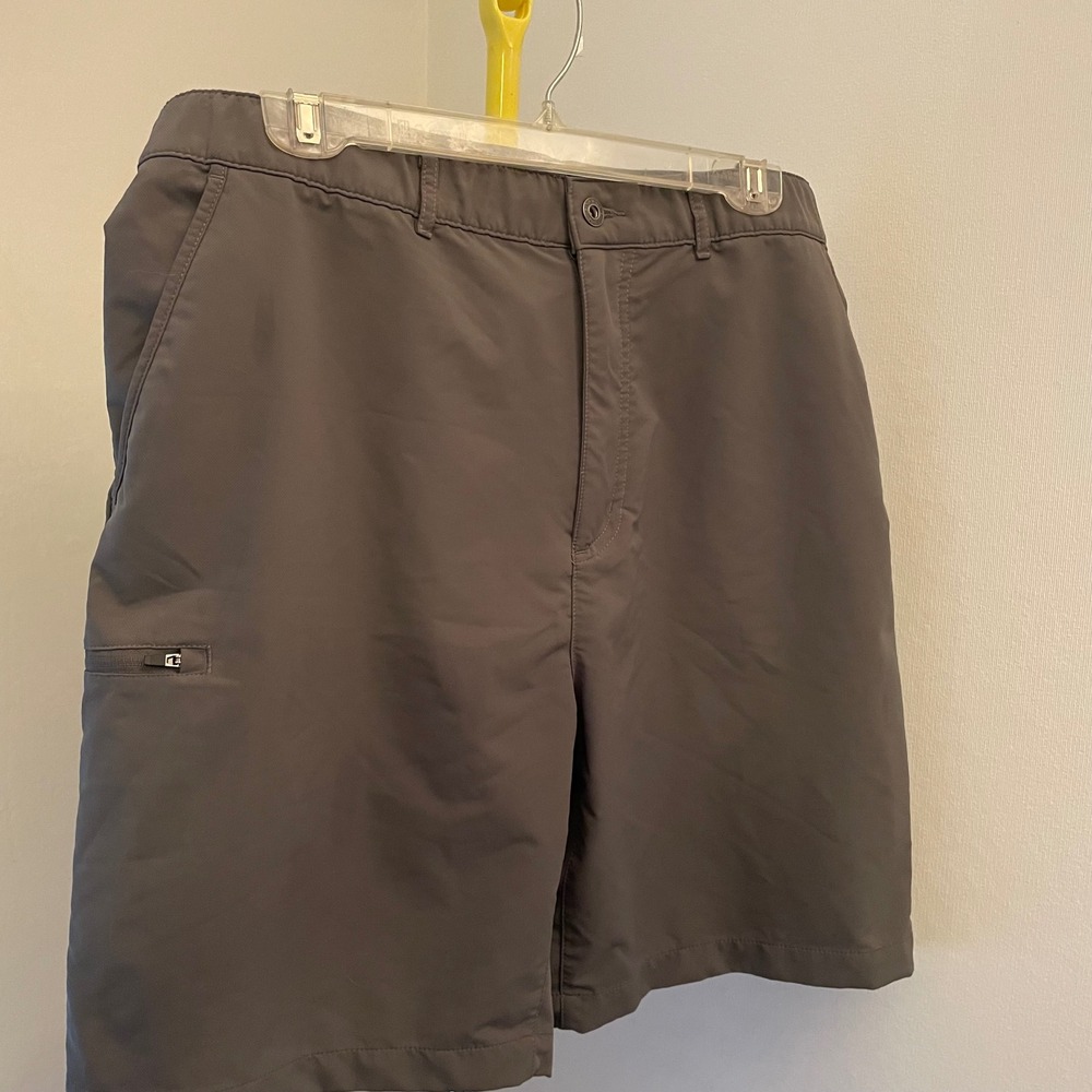 Gerry Mens Outdoor Performance Shorts Gray Size 40 Hiking Travel Quick Dry